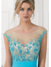 Cap Sleeves Beaded Chiffon Long Mother Of The Bride Dress